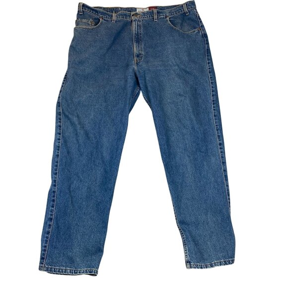 Vintage Levis Men's 545 Jeans 46x34 Signature Loose Fit Blue Denim Vintage - Picture 1 of 16